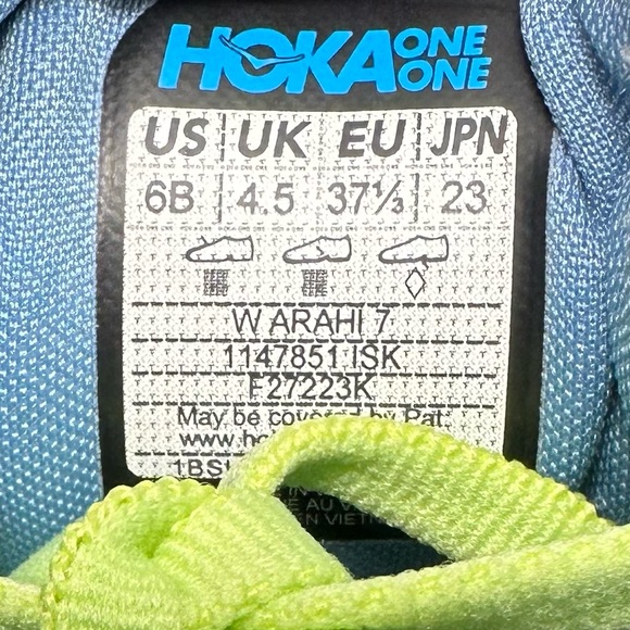 HOKA ONE Arahi 7 Running Shoes Illusion Dusk Size 6 Women's - Picture 8 of 8